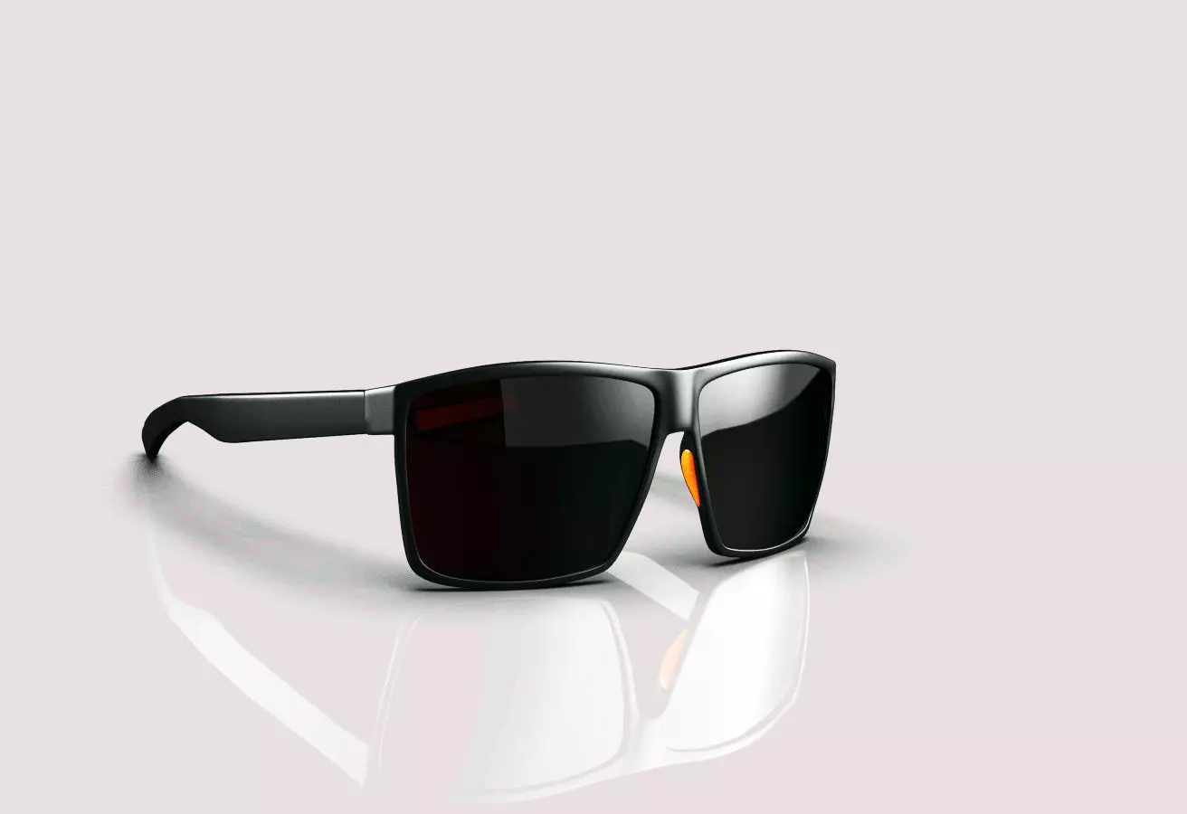 Sunglass pair of sunglasses 3D model_0