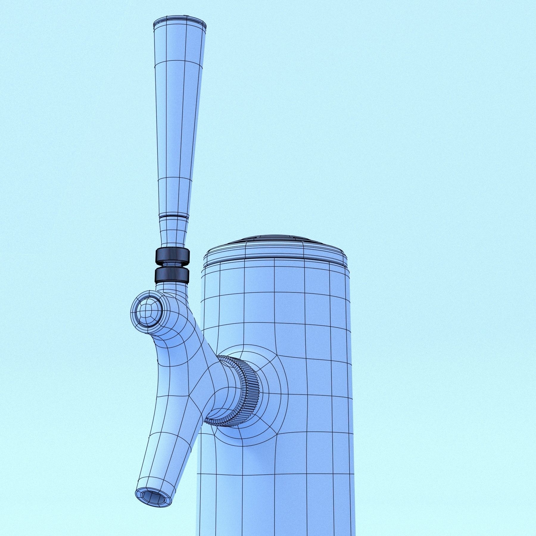 Beer Tower 3D model_5