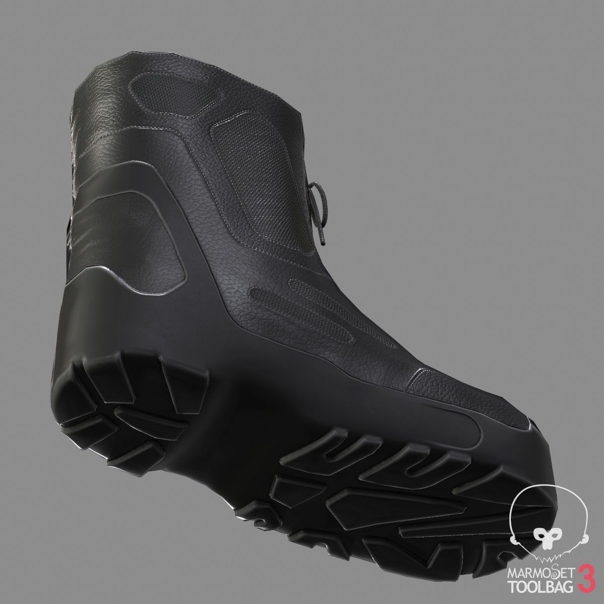 Tactical Boots VX500 Low-poly 3D model_15