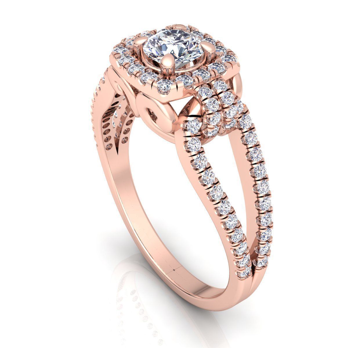 Vintage Ring  3D print model_10