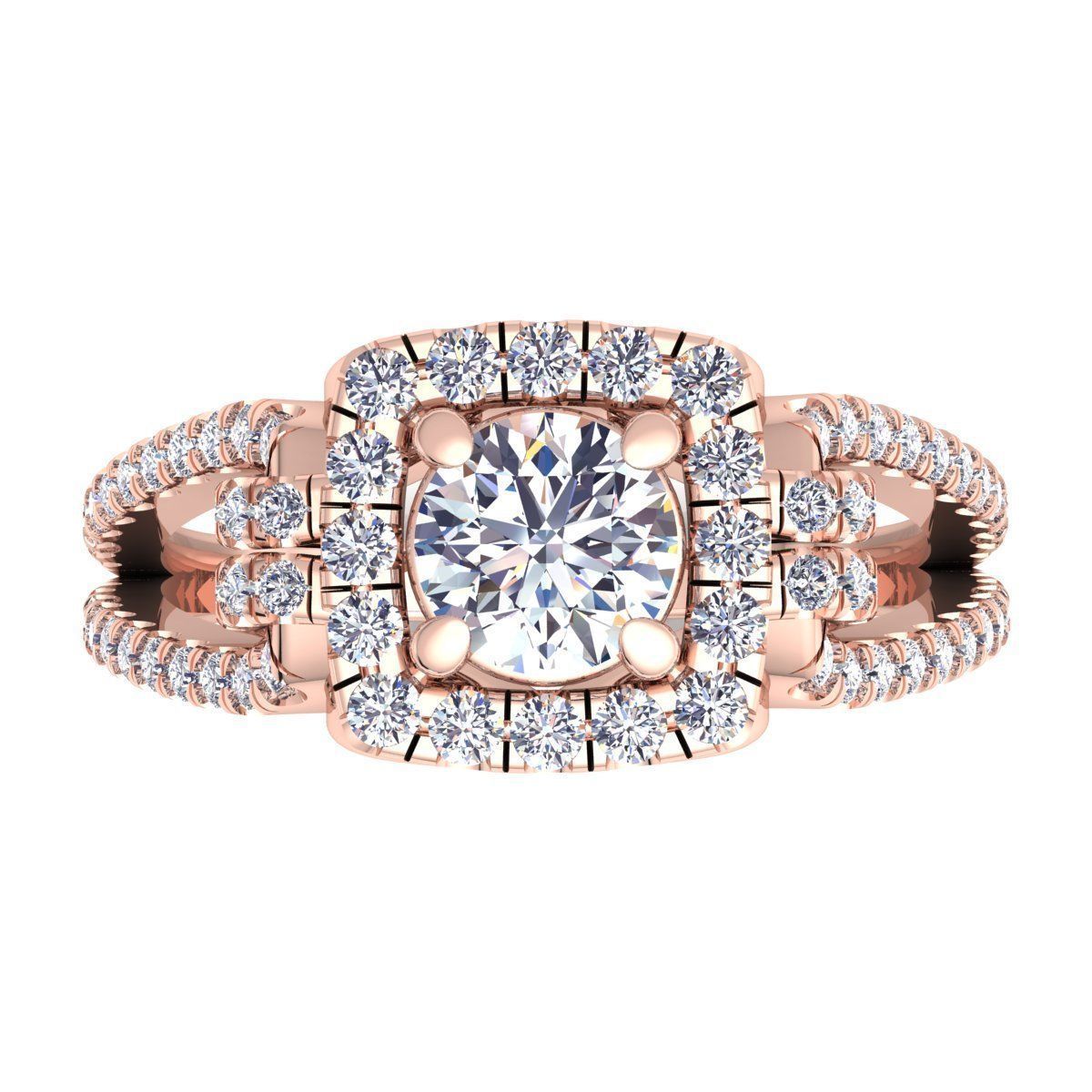 Vintage Ring  3D print model_7