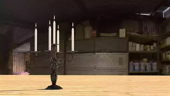 Candle holder prop decoration