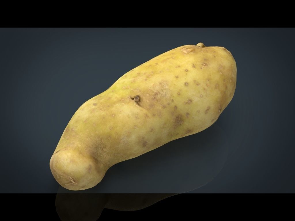RED POTATOE Low-poly 3D model_27