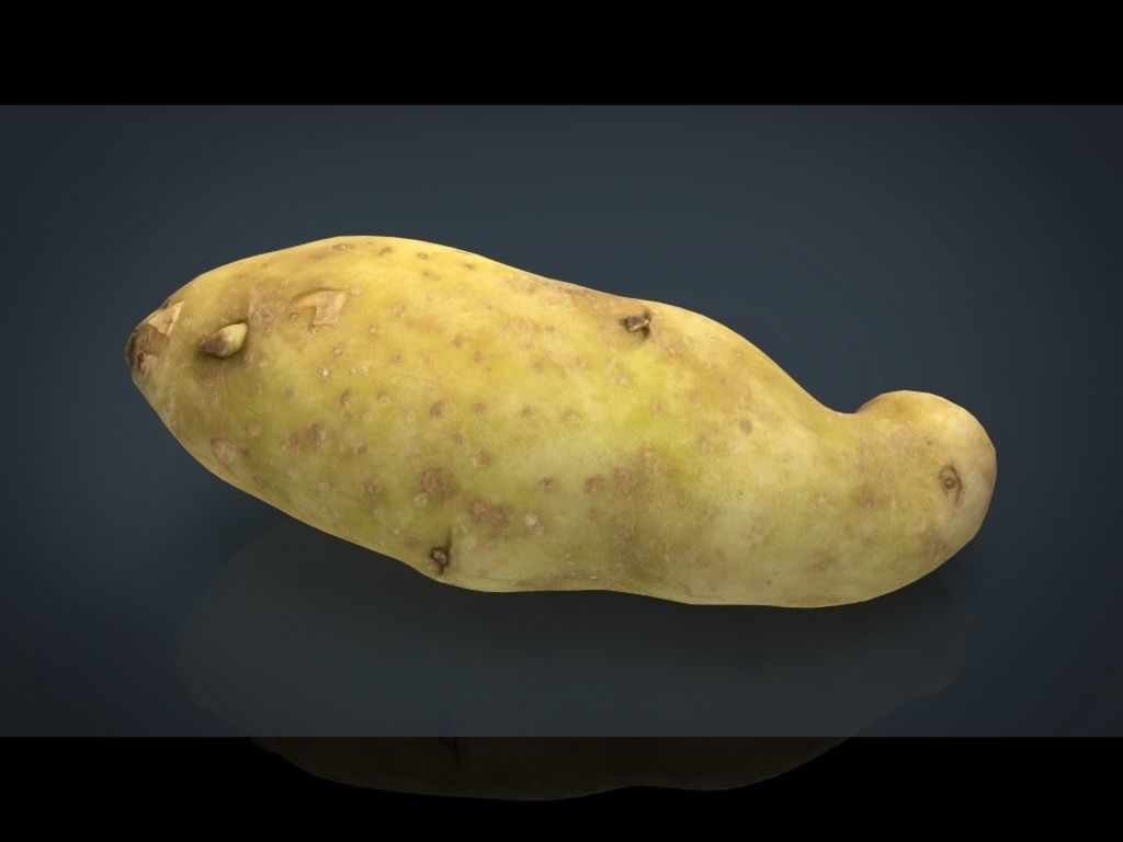 RED POTATOE Low-poly 3D model_21
