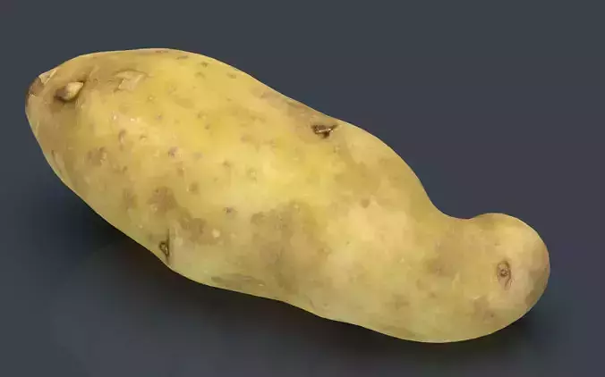 RED POTATOE Low-poly 3D model