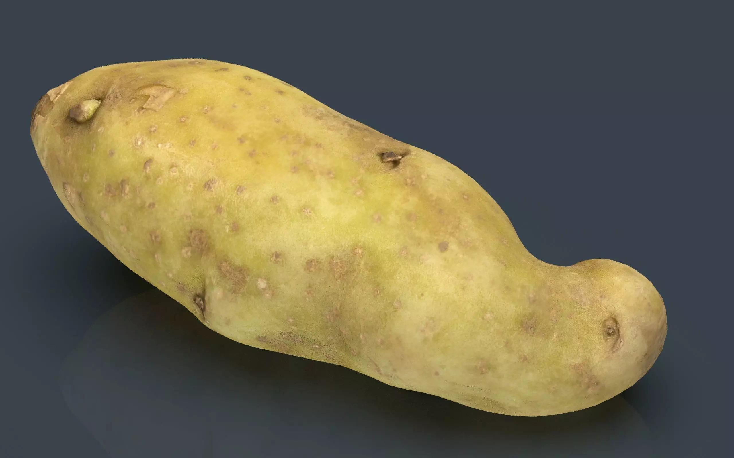 RED POTATOE Low-poly 3D model_0