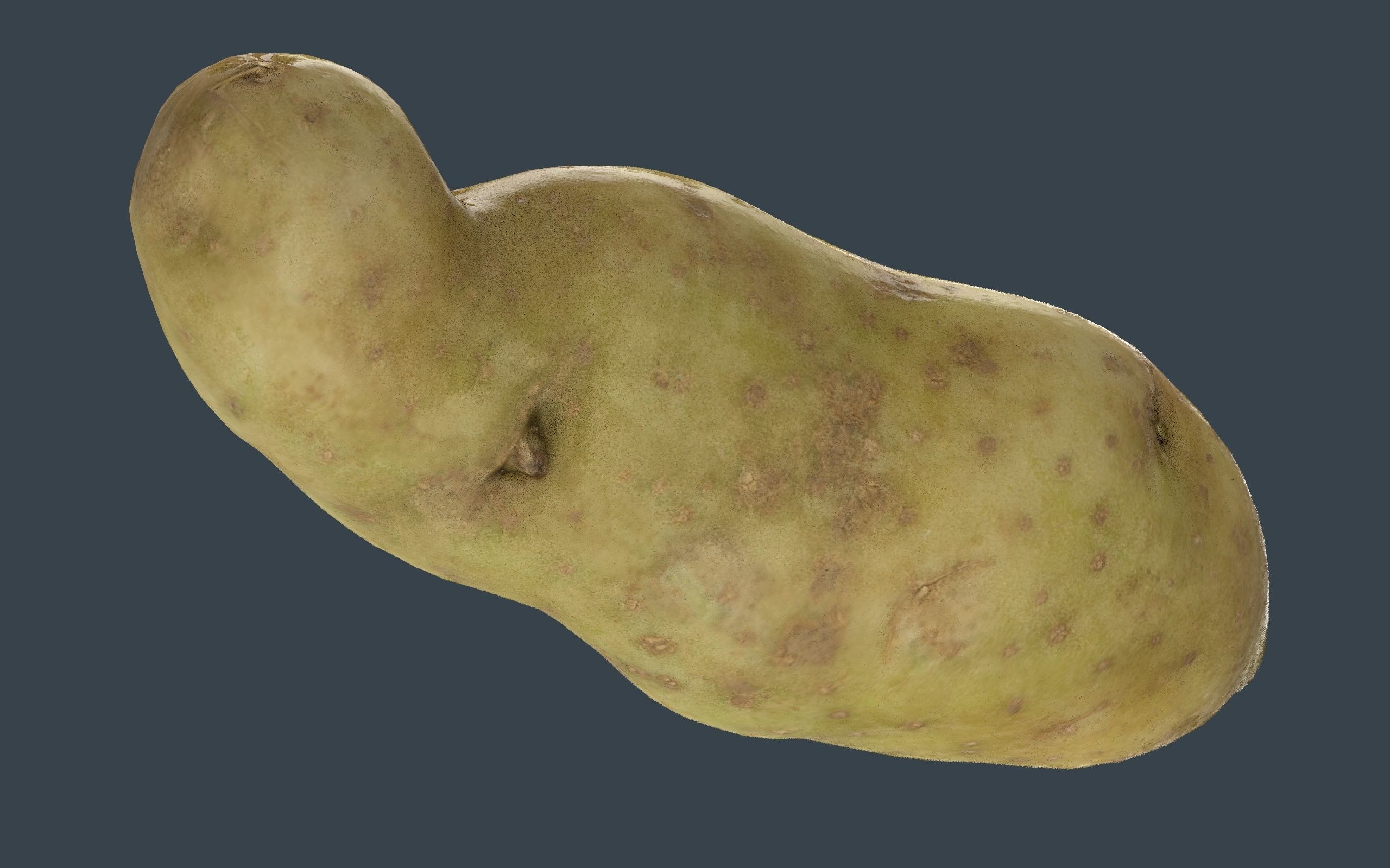 RED POTATOE Low-poly 3D model_5