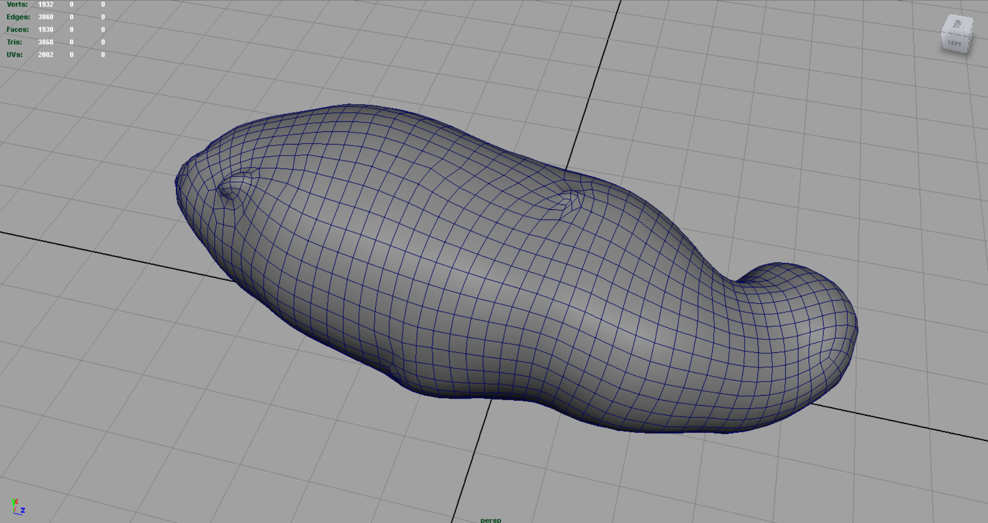 RED POTATOE Low-poly 3D model_4