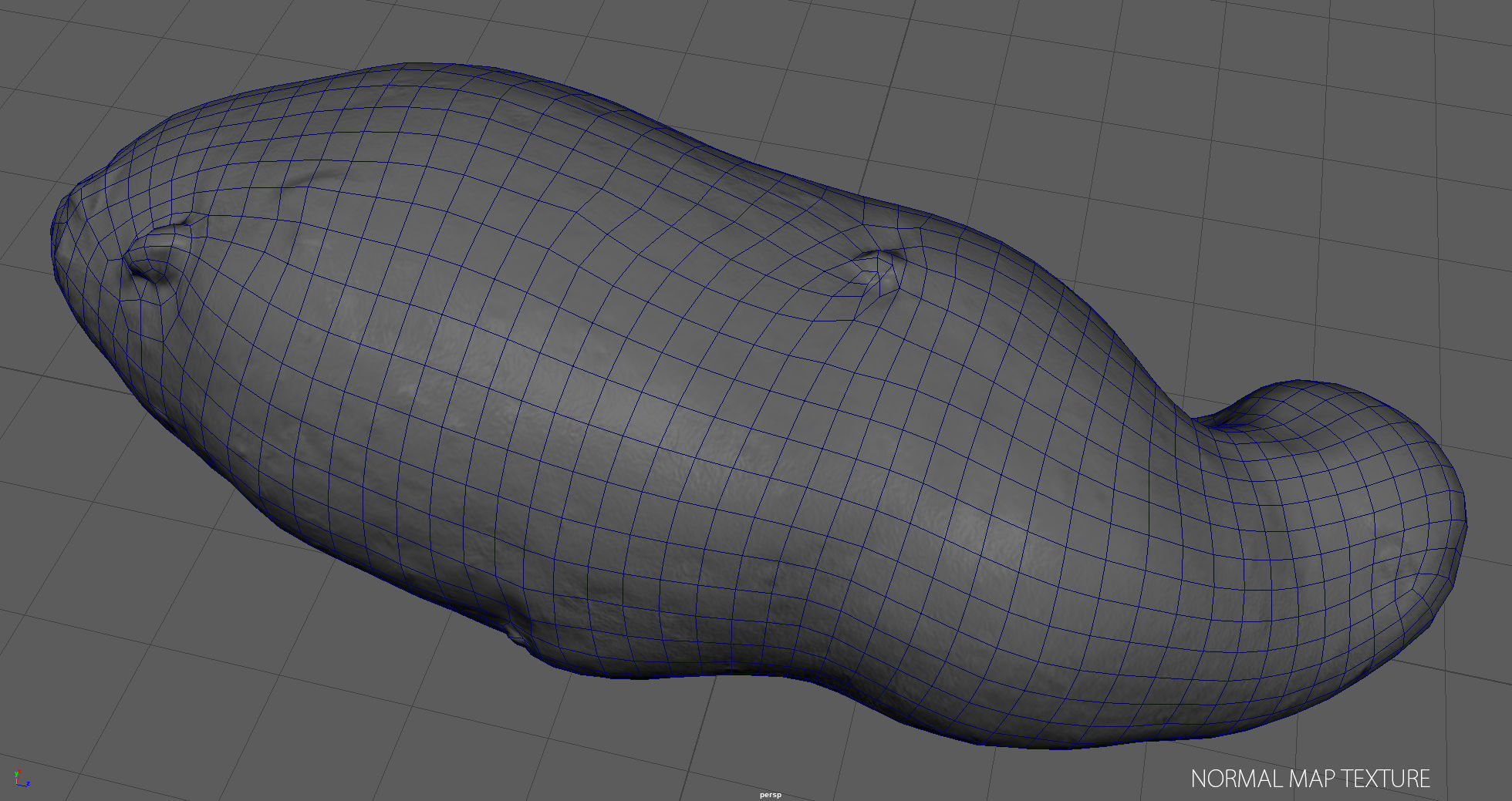 RED POTATOE Low-poly 3D model_9