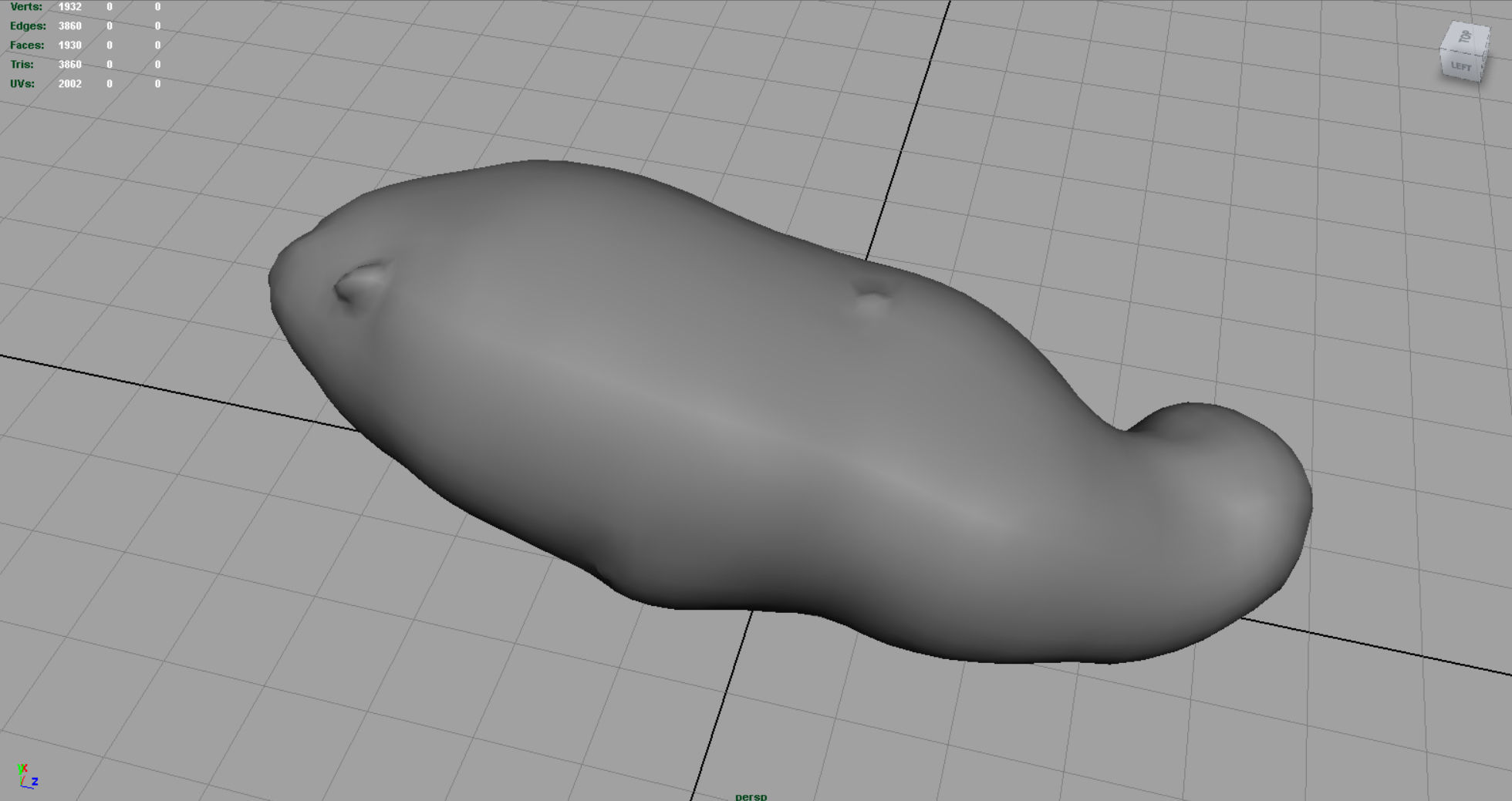 RED POTATOE Low-poly 3D model_3