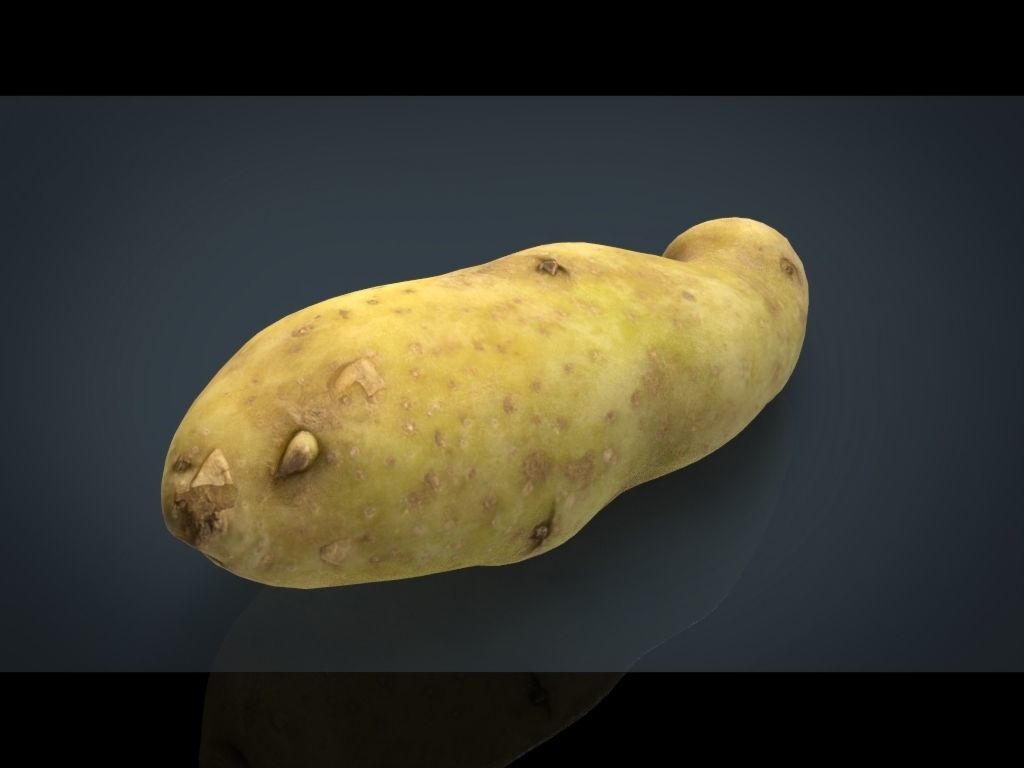 RED POTATOE Low-poly 3D model_19
