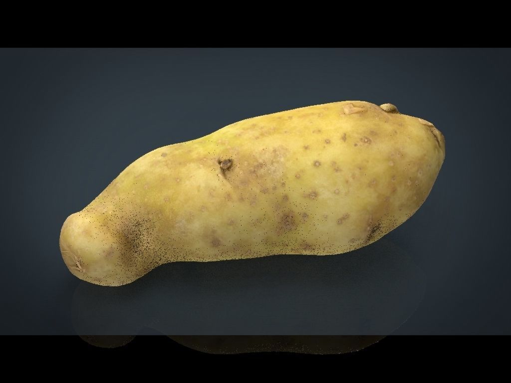 RED POTATOE Low-poly 3D model_12