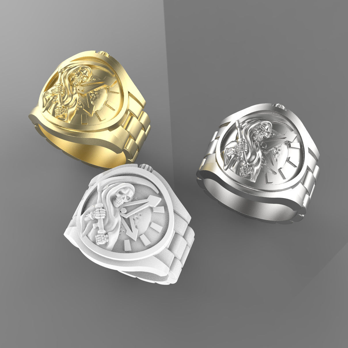 Ring Watch of Death 3D print model_3