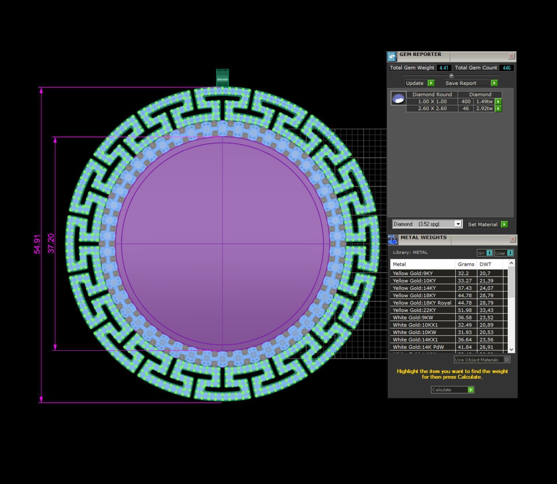 picture pendant chain STL 3D model_10