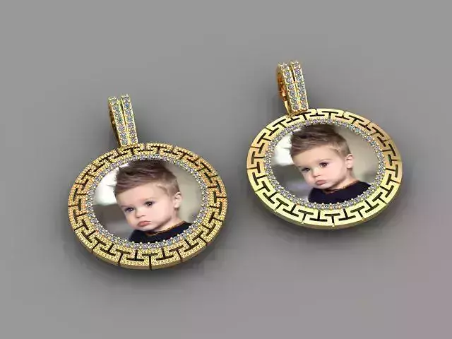 picture pendant chain STL