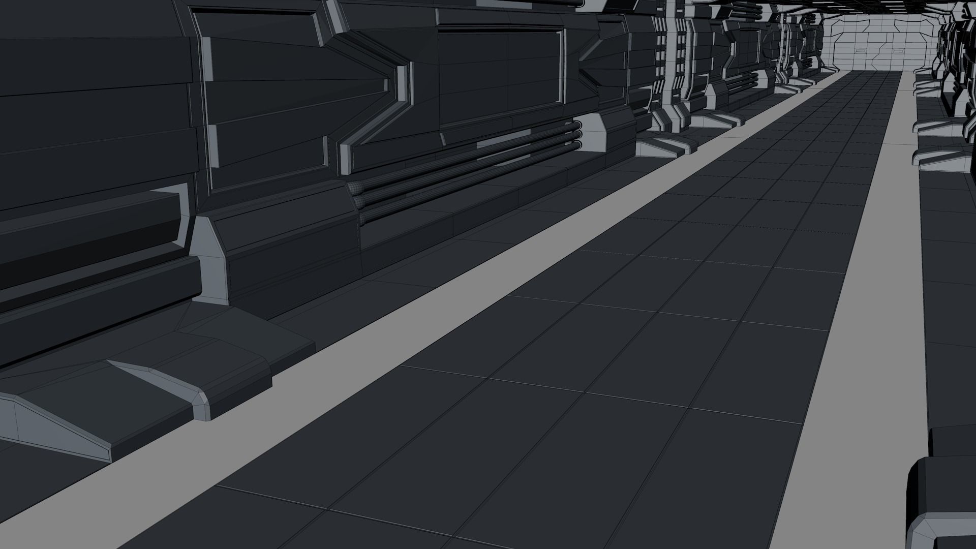 Sci Fi Interior 3D model_9