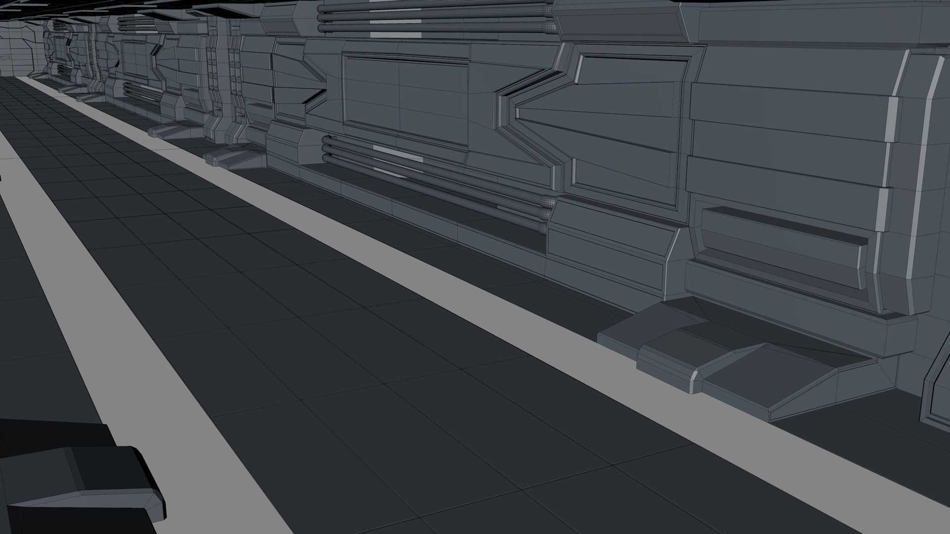 Sci Fi Interior 3D model_8