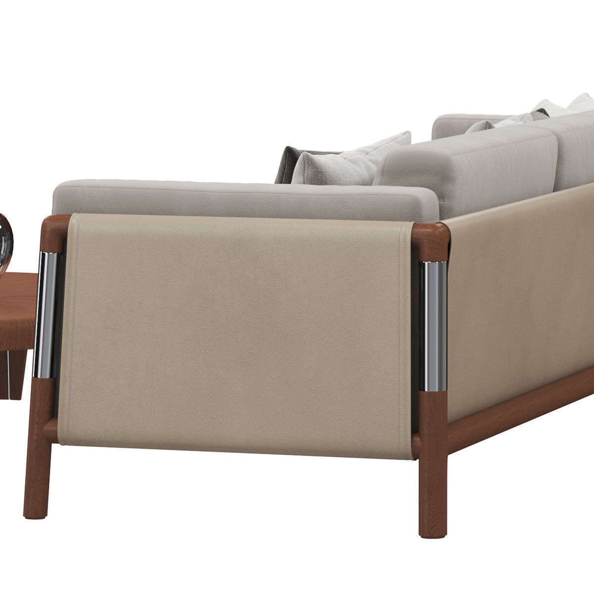 Sofas set 7 sectional sofa with side table 3D model_21