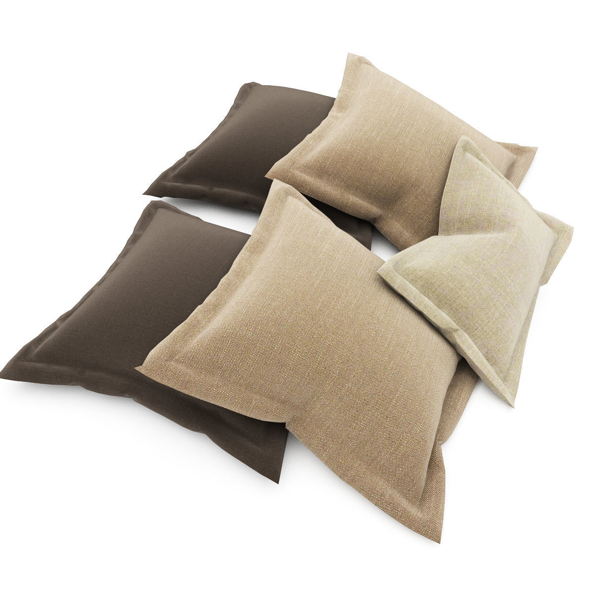 Pillows collection 90 3D model_2