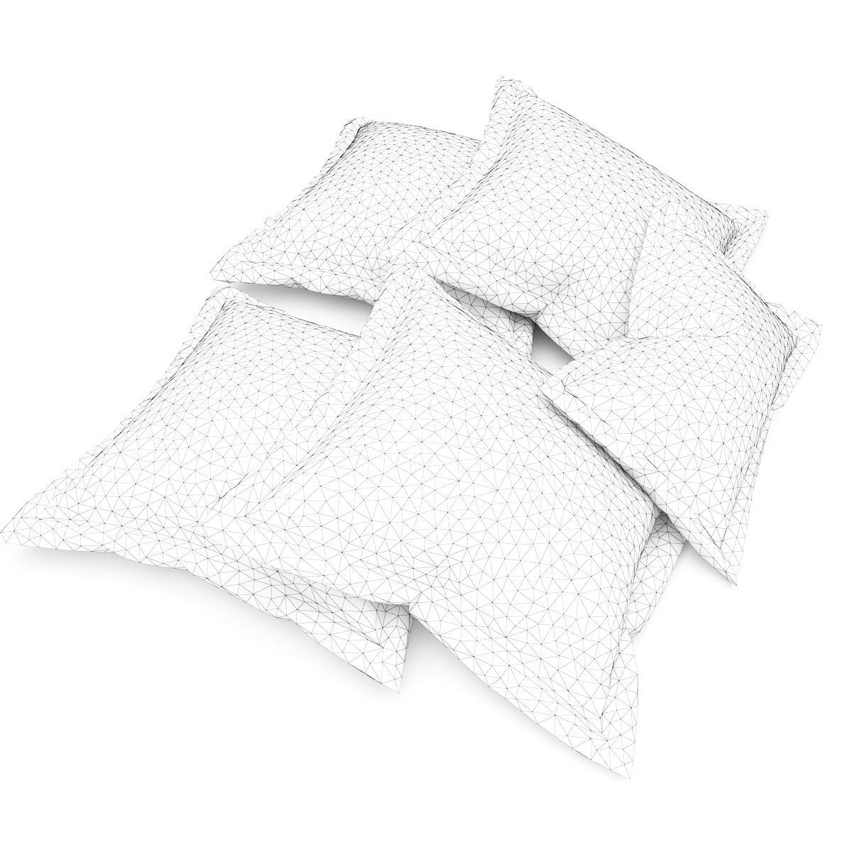 Pillows collection 90 3D model_5
