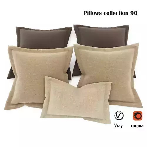 Pillows collection 90 3D model