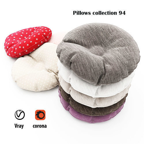 Pillows collection 94 3D model