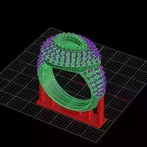 ring120 gold ring with diamonds