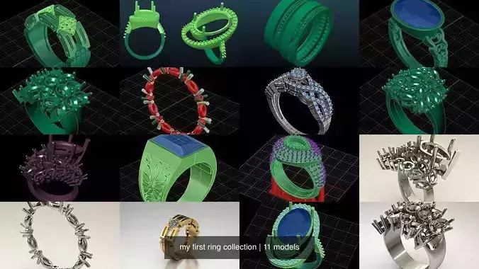 my first ring collection