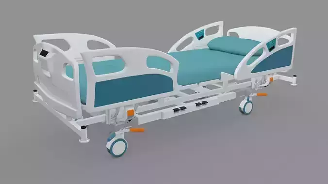 Hospital Bed Medical 3D model