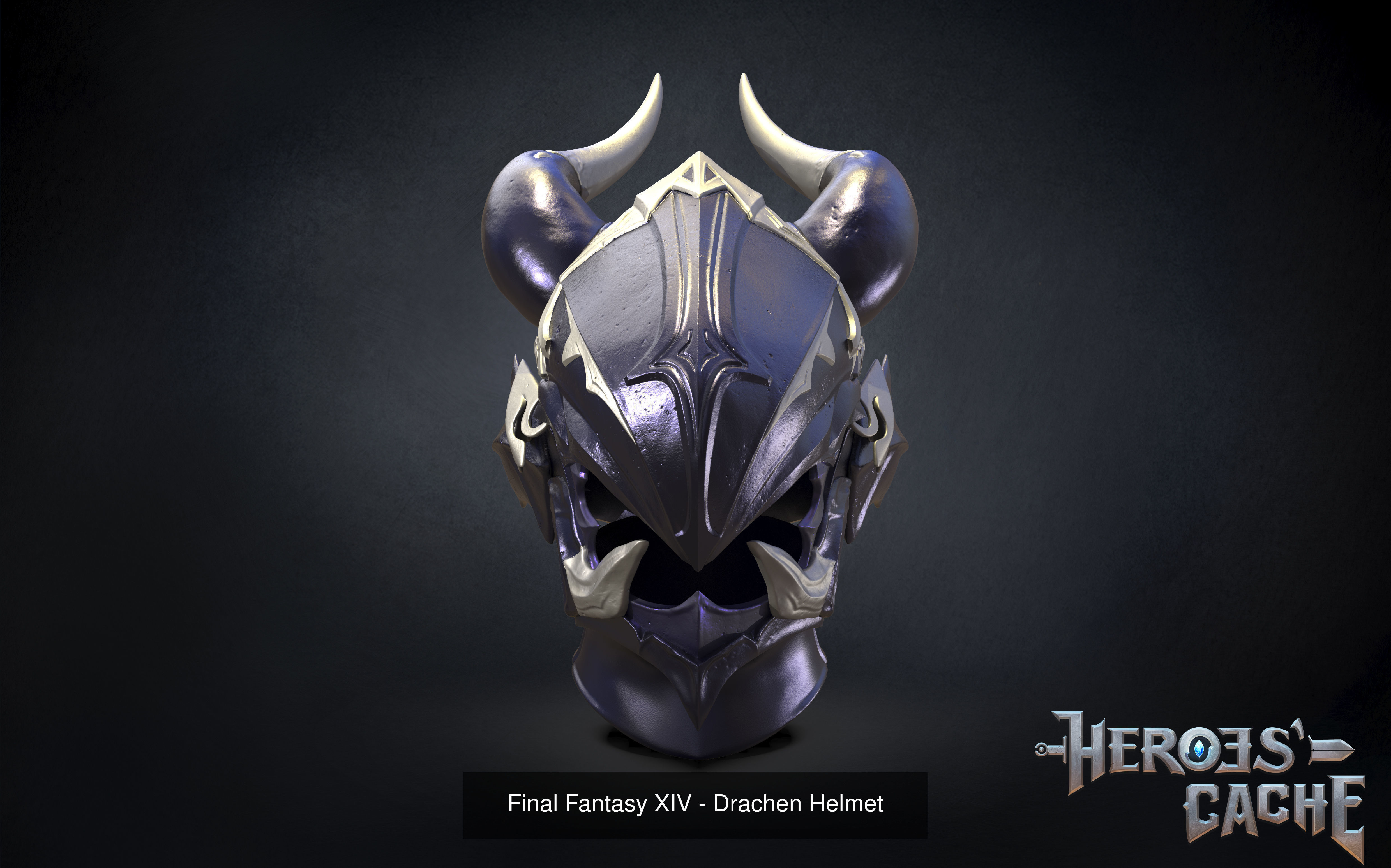 Final Fantasy XIV - Drachen Full Set plus Gae Bolg 3D Model Collection_3