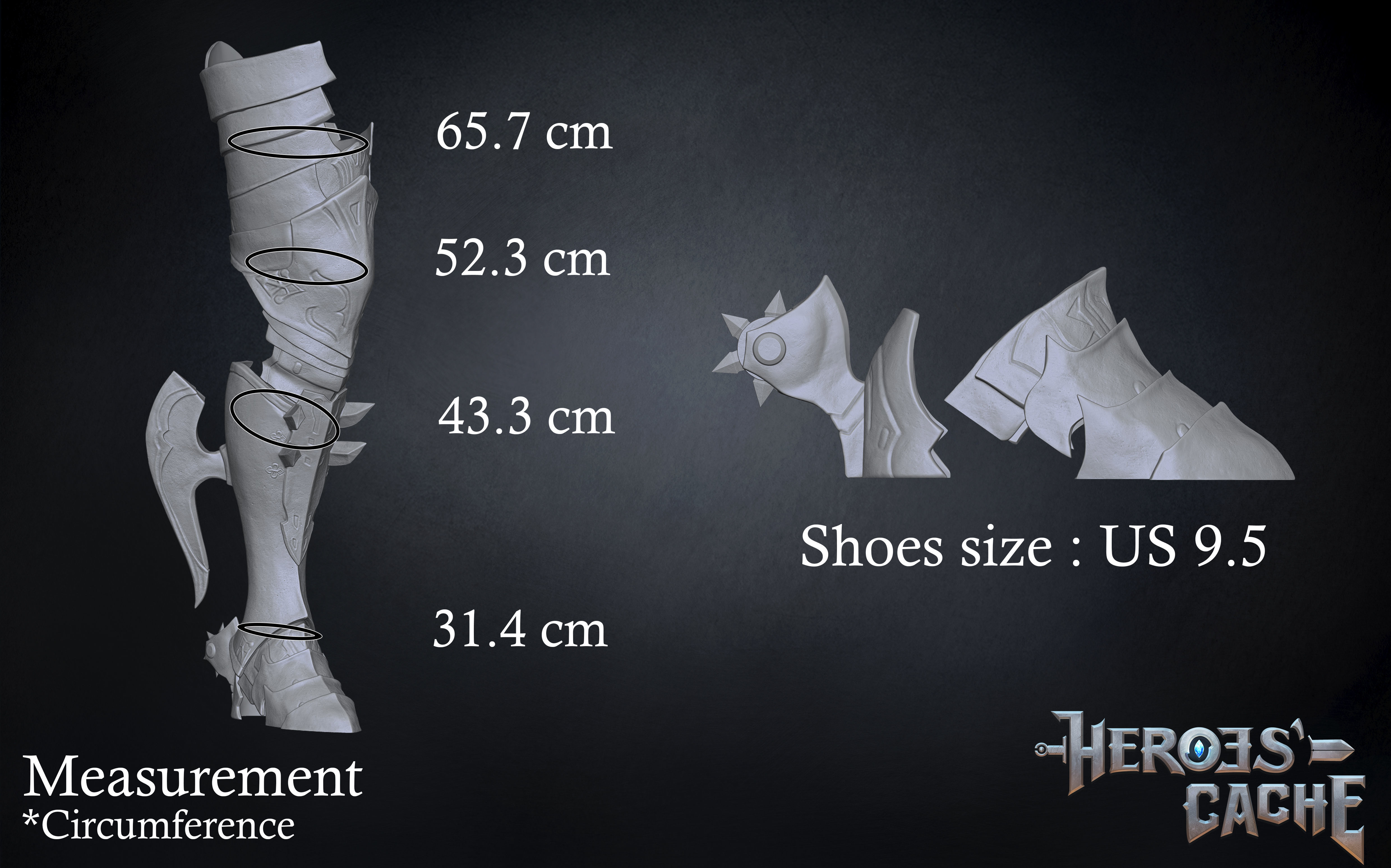 Final Fantasy XIV - Drachen Full Set plus Gae Bolg 3D Model Collection_11