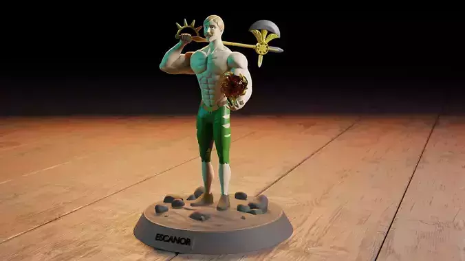 Escanor fortnite mercenary figurine