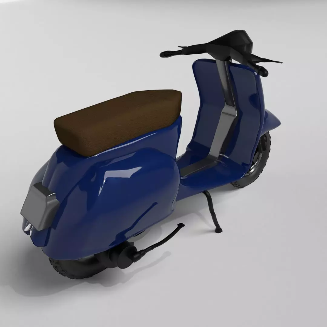 Vespa Scooter Free 3D model