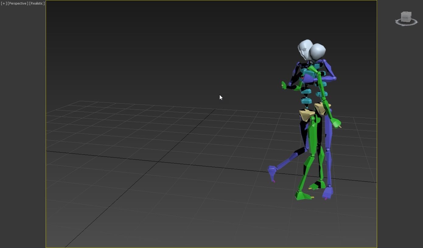 flower and kiss 3D model_5