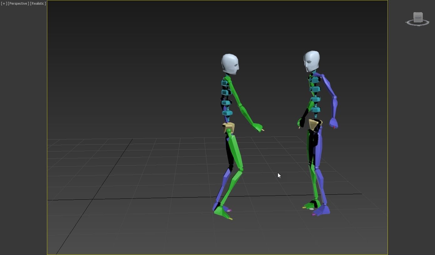 flower and kiss 3D model_3