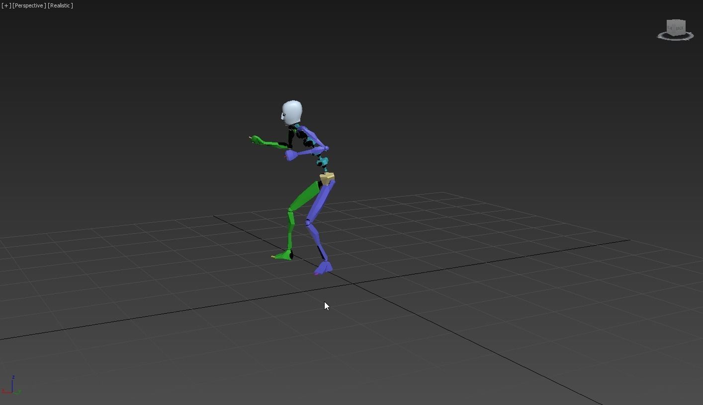 snoopy 3 skeleton in motion 3D model_6