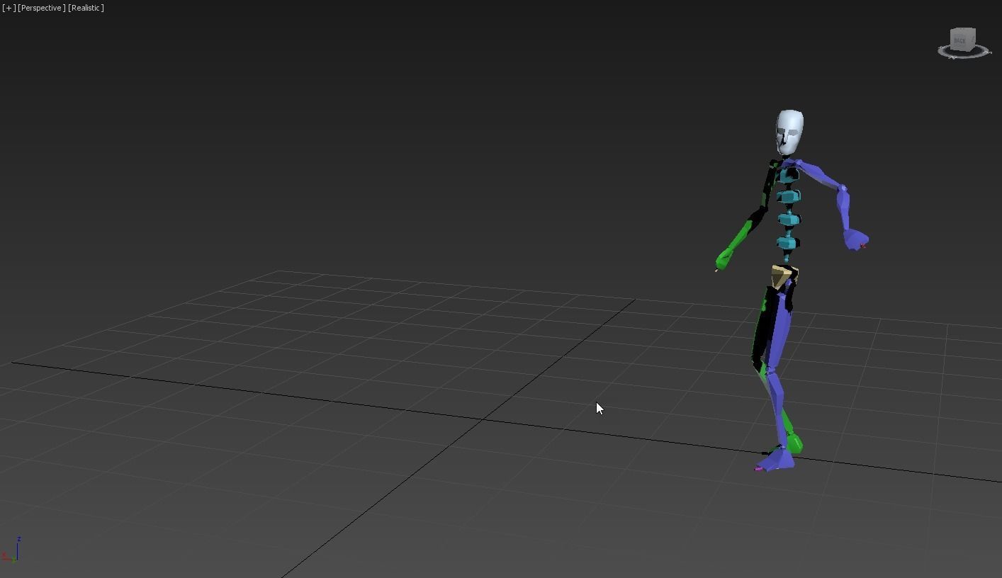 snoopy 3 skeleton in motion 3D model_4