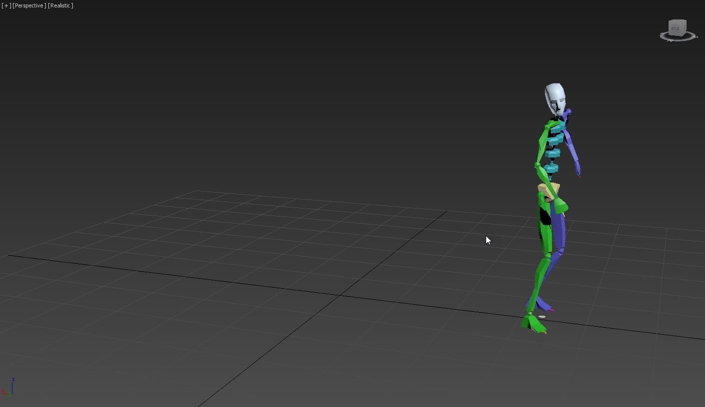 snoopy 3 skeleton in motion 3D model_5