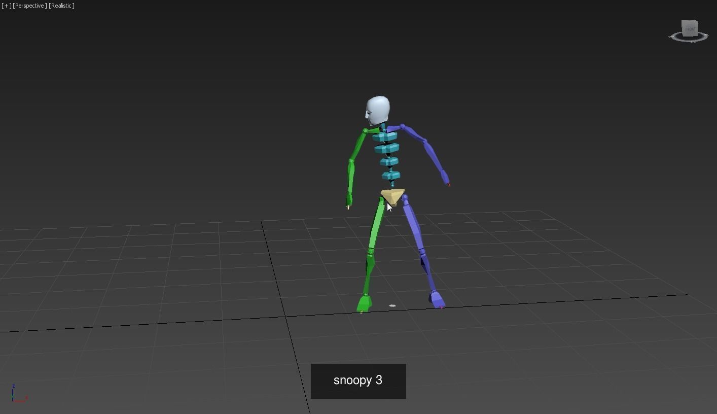 Snoopy  walk 3 in 1 3D Model Collection_6