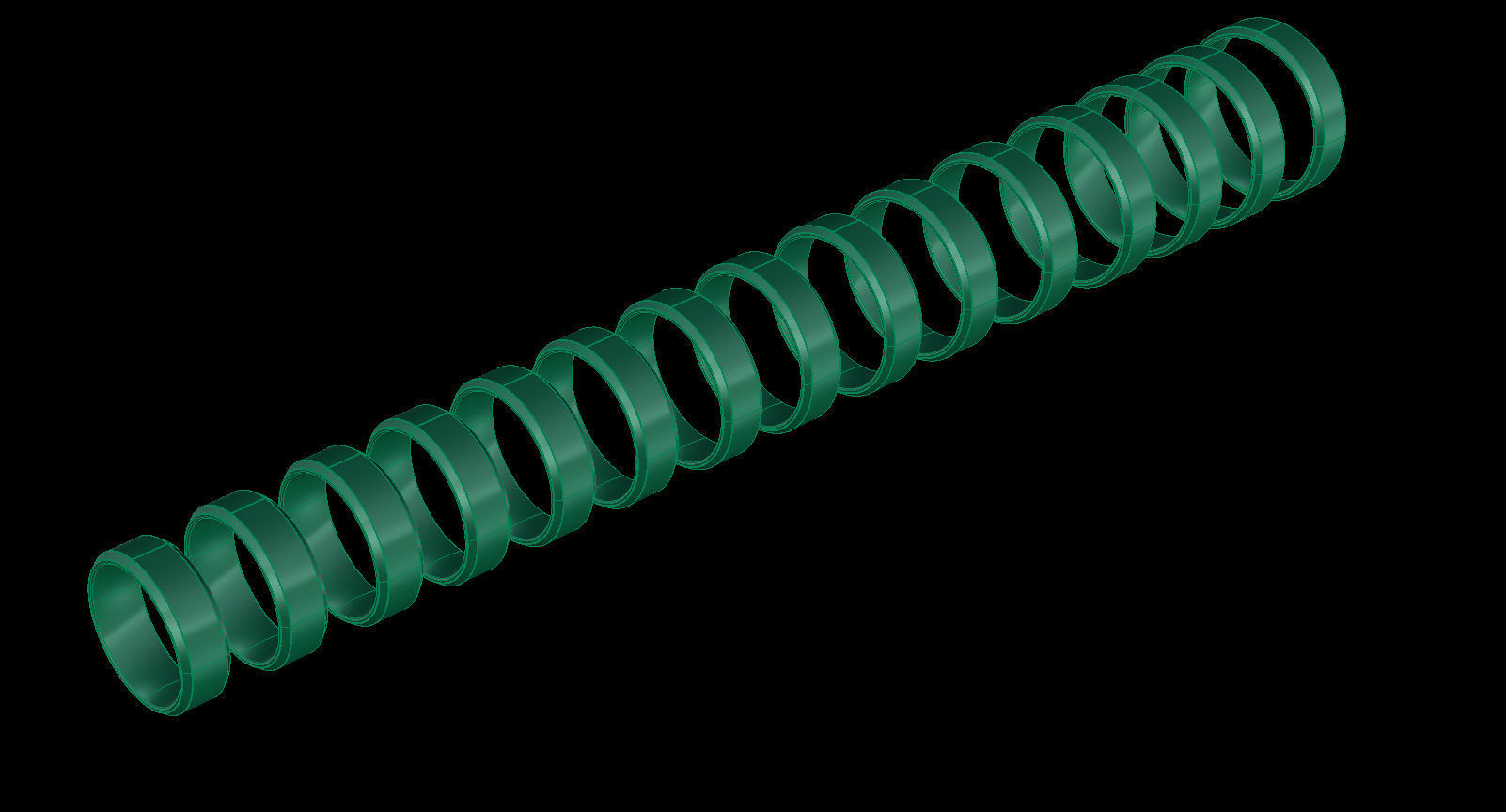 Chamfer Wedding Band 6 mm wide 3D print model_10