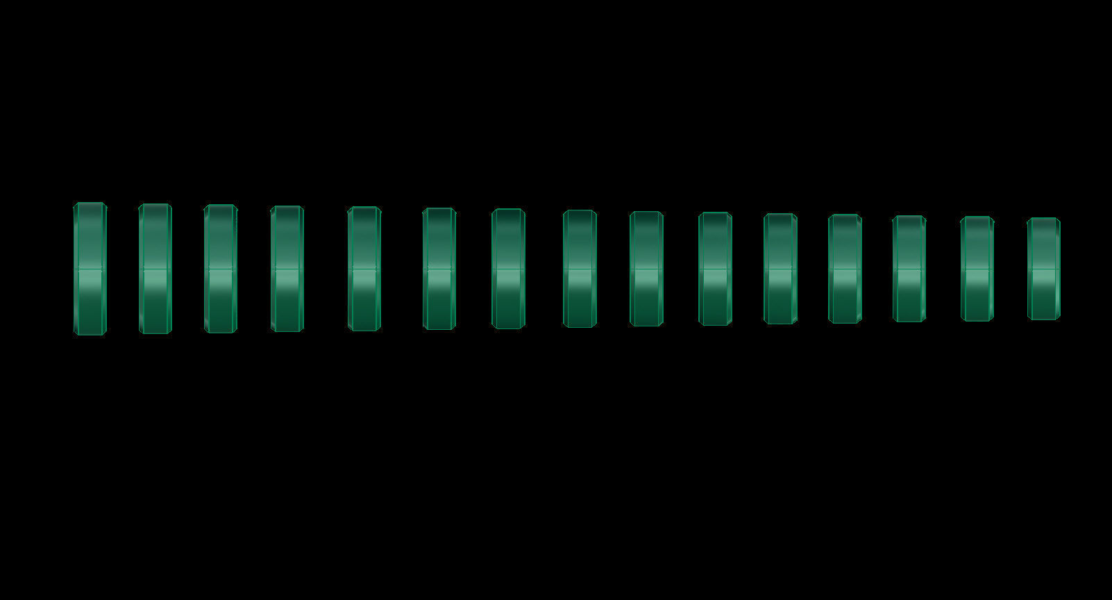 Chamfer Wedding Band 6 mm wide 3D print model_11