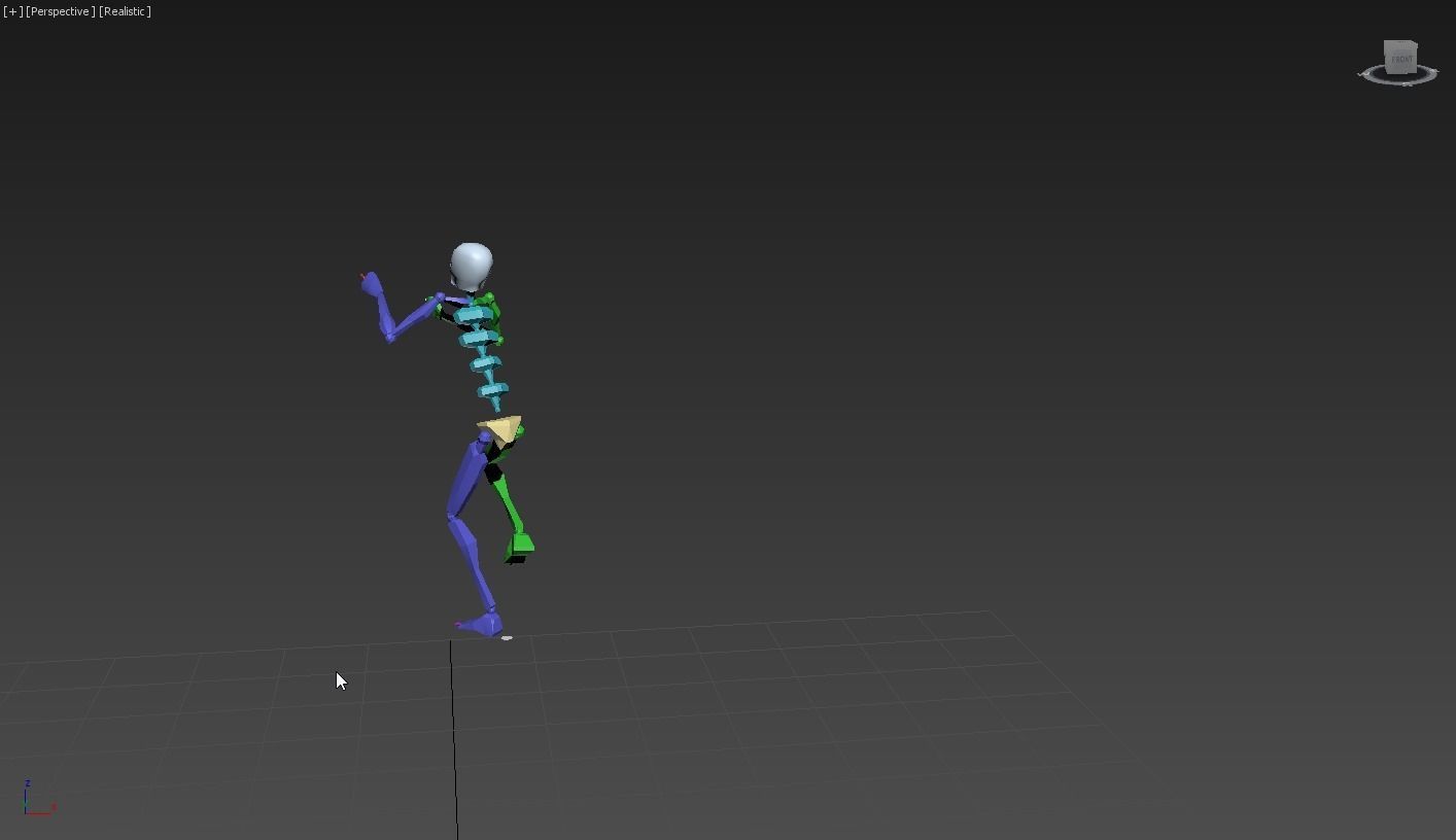 Ladder climbing 3D model_5