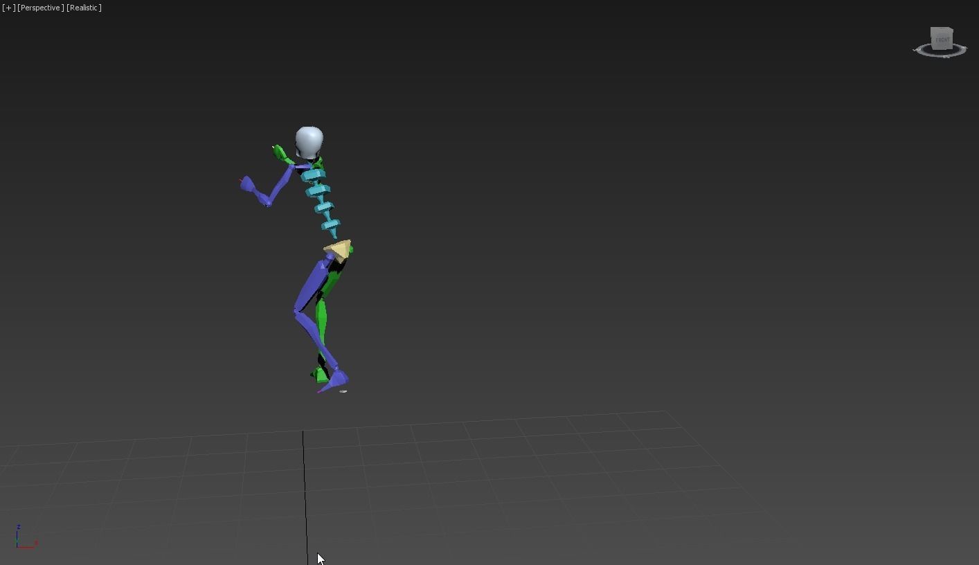Ladder climbing 3D model_6