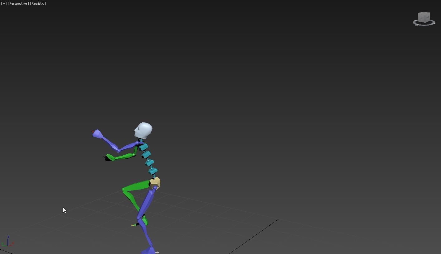 Ladder climbing 3D model_10