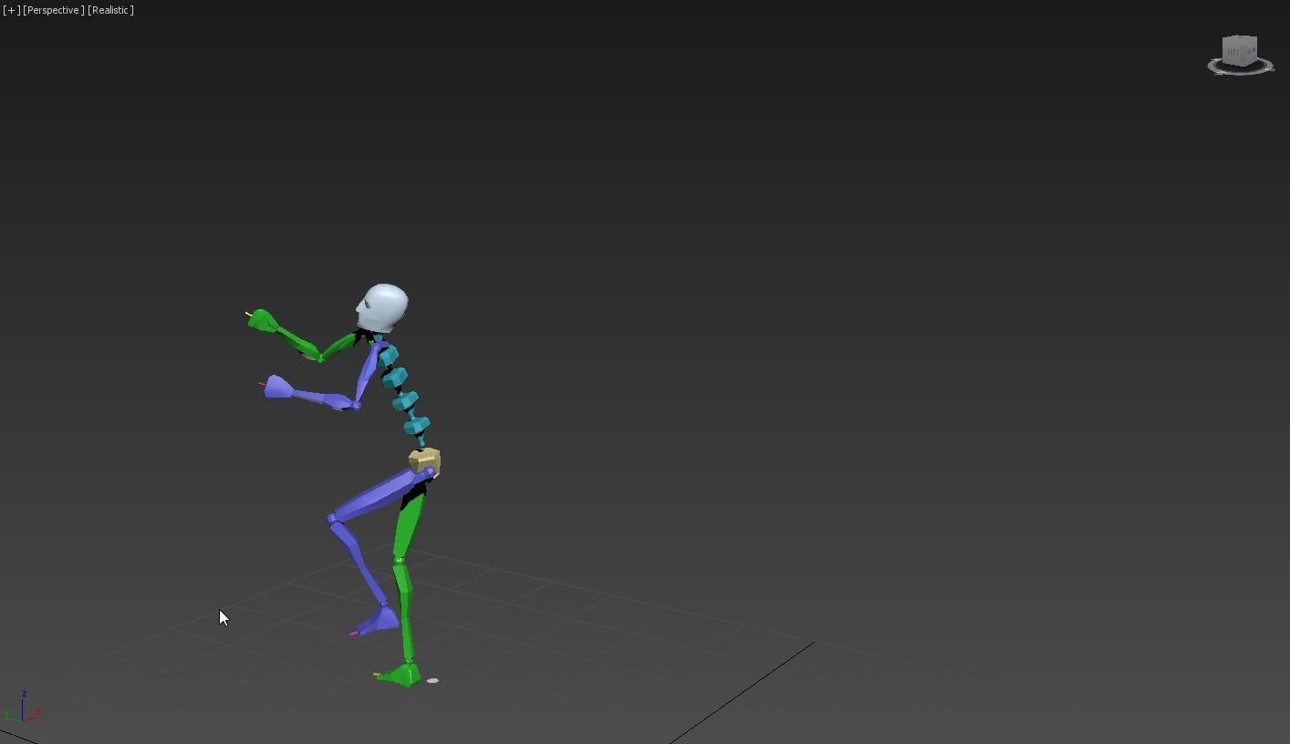 Ladder climbing 3D model_11