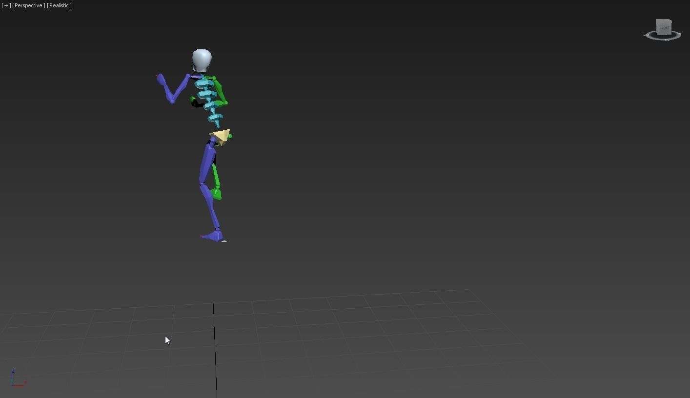 Ladder climbing 3D model_8