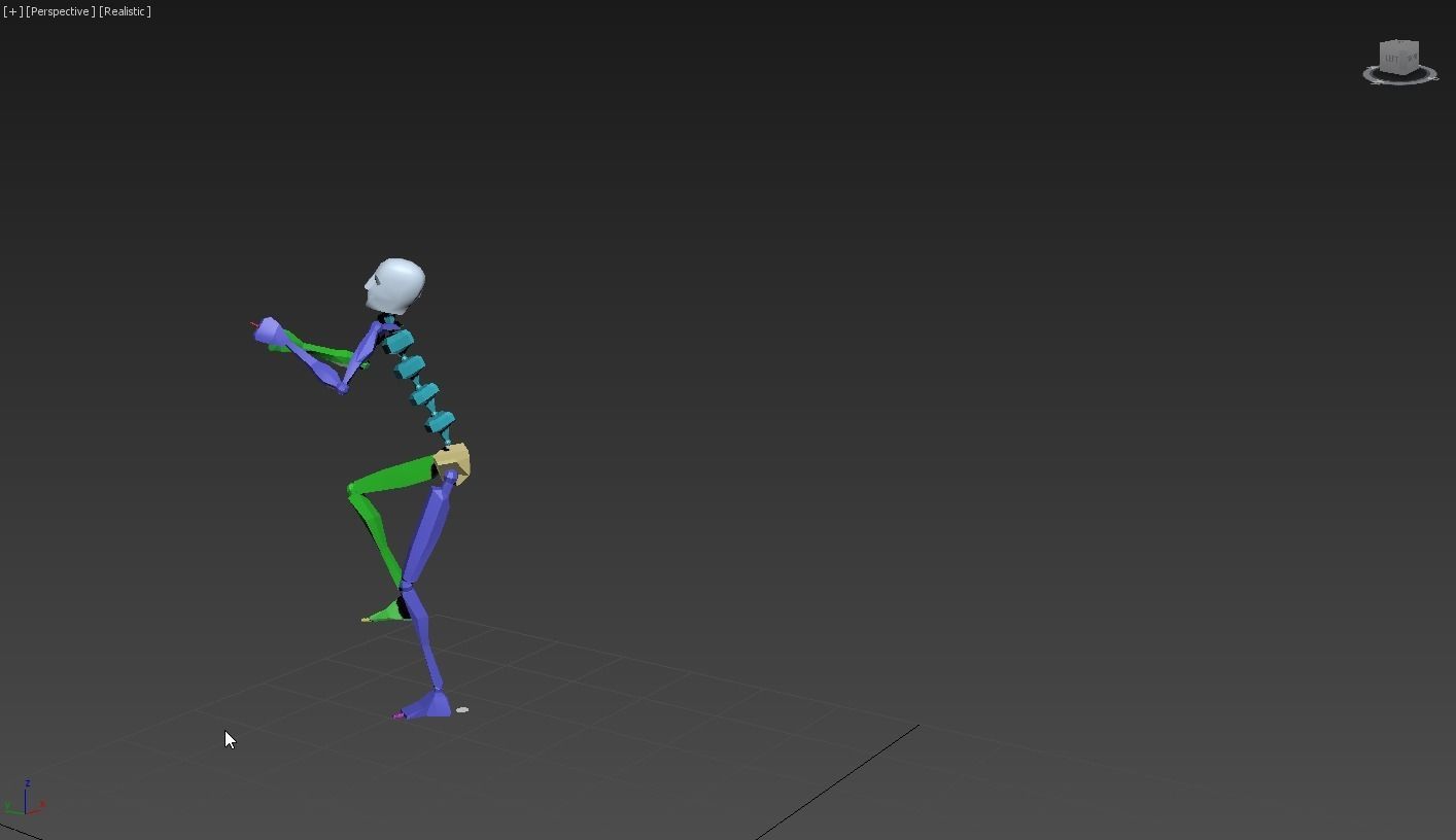 Ladder climbing 3D model_12