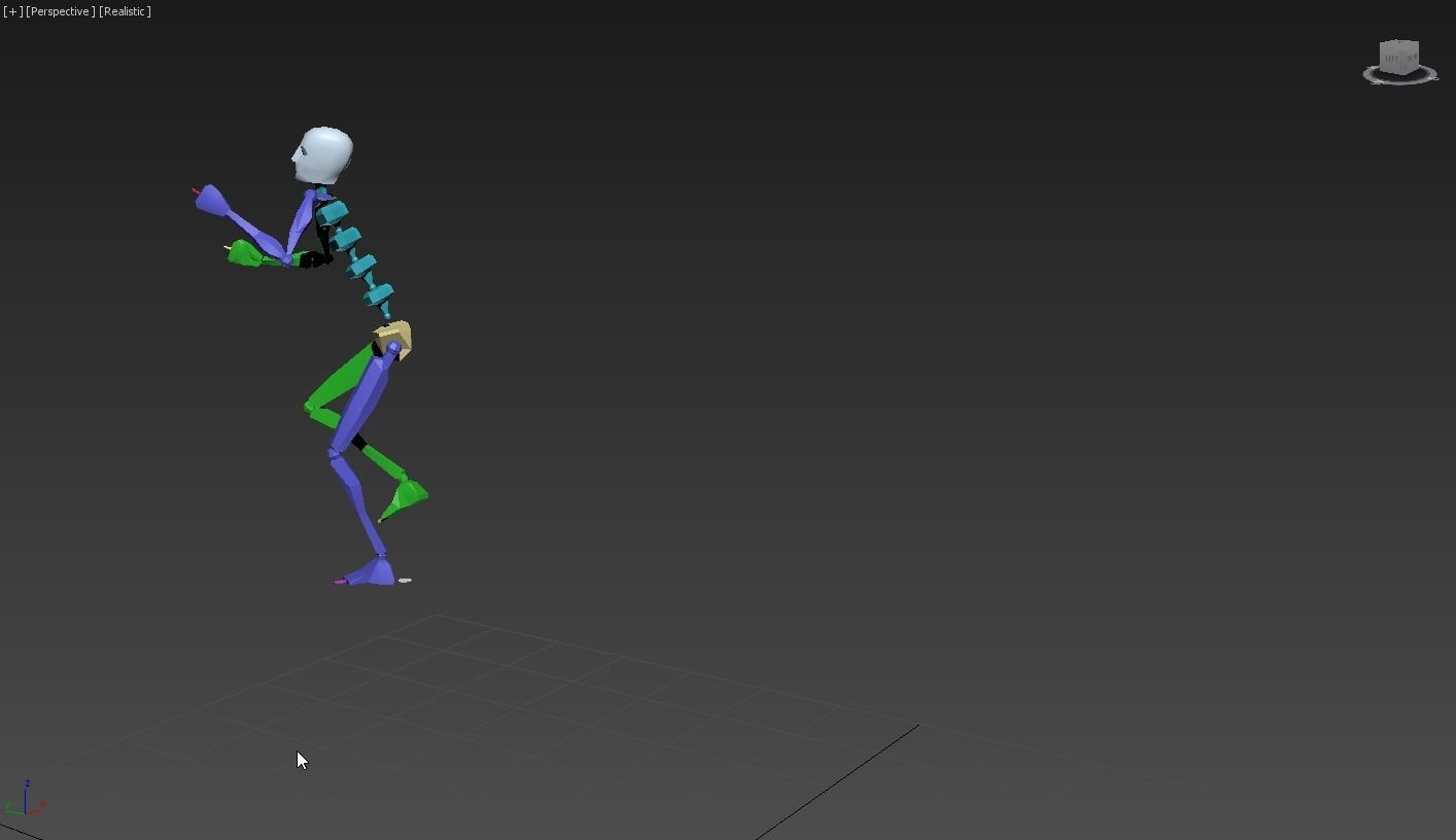 Ladder climbing 3D model_14