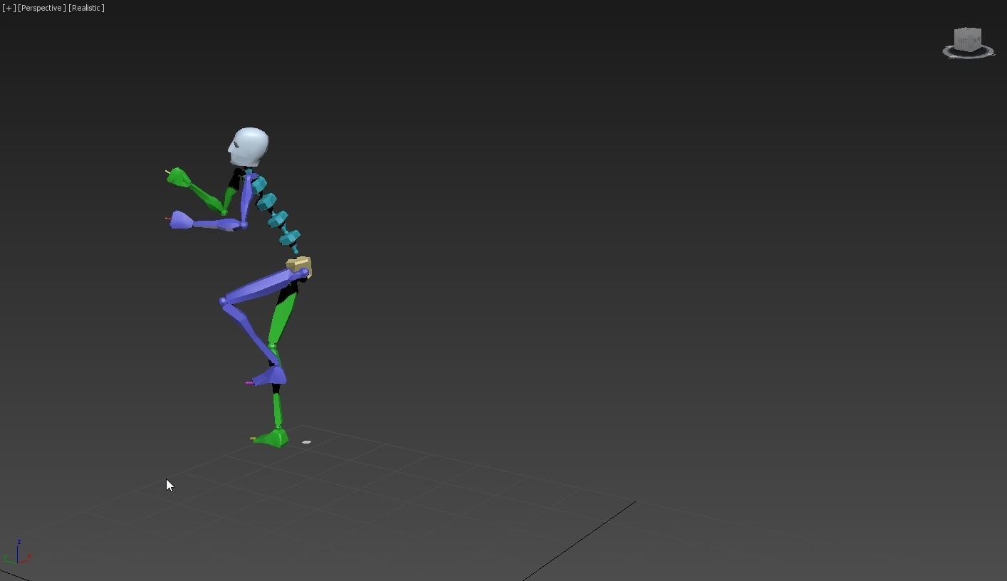 Ladder climbing 3D model_13