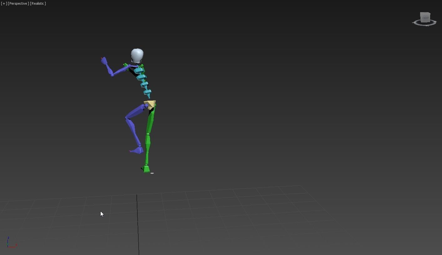 Ladder climbing 3D model_7